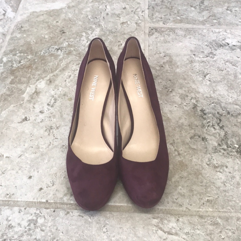 Nine West Burgundy Pumps